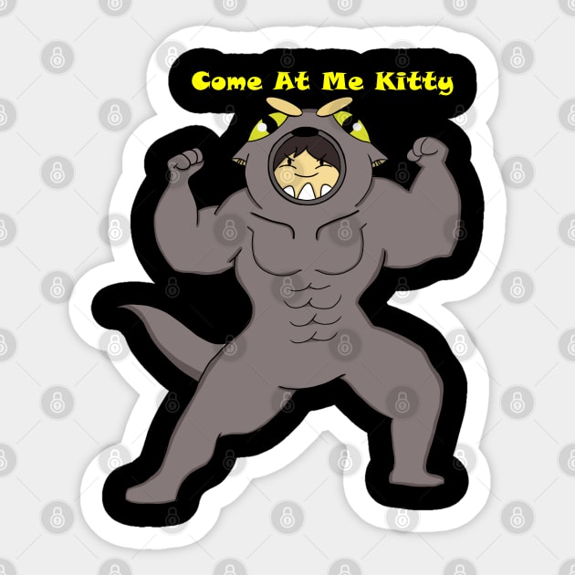 Come At Me Kitty Sticker by garciajey